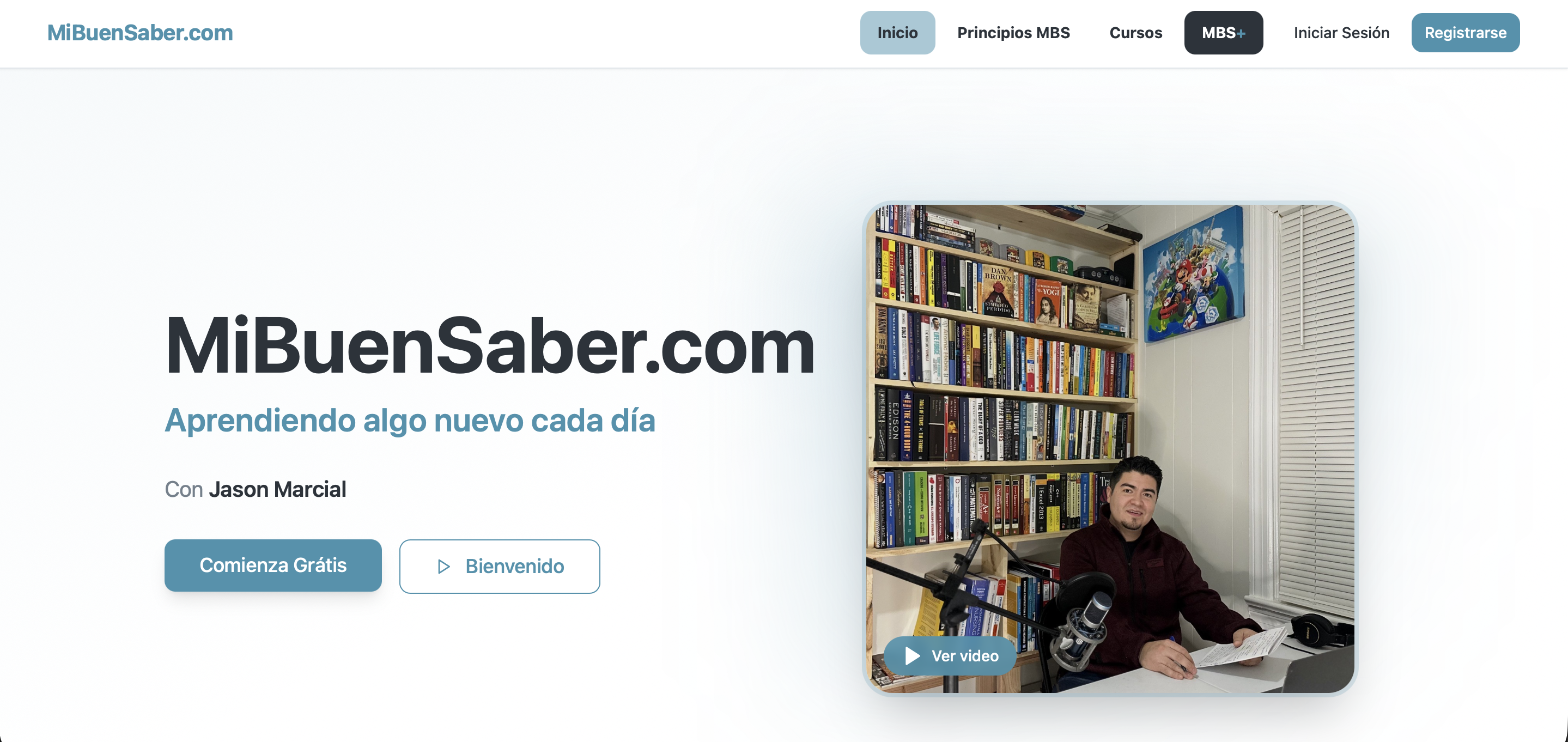 Mi Buen Saber website